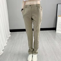 에버유어스 여성 등산 바지 방수 속건 탄성 긴 바지 카키
