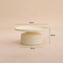 야외 정원 접이식 편의점 거실용 유럽 다리미 커피 테이블 소형 원형 사이드 테이블 미니멀리스트 디자이, 10 75cm yellow