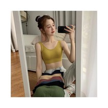 와이케이하우스 스틸 링 브래지어 학생 튜브 탑 스타일 속옷 여성없이 가슴 패드와 함께 아름다운 등 스포츠 캐미솔의 봄 한국어 버전_67467