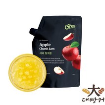 오트리푸드 사과 청크잼 1KG 청크쨈 리플쨈, 1개