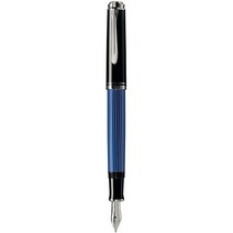 일본직발송 3. Pelikan 펠리칸 만년필 EF 극세사 블루 줄무늬 스베레인 M405 정규 수입품 B002MT02IM, 펜촉 EF 극세자_One Color, One Color