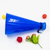플라스틱 응원 메가폰 확성기 (중) 블루