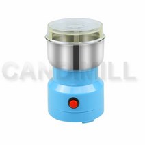 곡물분쇄기 가루분쇄기 가정용분쇄기 멀티다지기CANDIMILL 다기능 커피 콩 그라인더 허브 시리얼 견과류 후, 02 파란_01 110V_01 미국