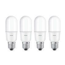 오스람 LED 스틱전구 10W, 백색, 4개입