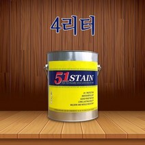 나무 목재 데크 방부목 원목가구 우드케어 오일스테인 51스테인 4리터, WC 711 밤나무, (선택)09.WC-711(밤나무)_