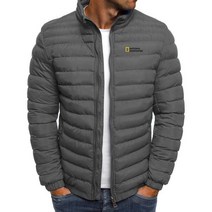 골프용품 내셔널스 지오그래픽 가을 겨울 남성 재킷 따뜻하고 두꺼운 코트 슬림 스탠드 업 칼라 지퍼, 05 5_02 M