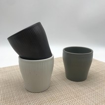 여주 고은 도자기 시리즈 물컵 머그컵 머그잔 도자기컵, 1개, 물컵(그레이)