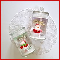 (공효진*2개) 레드산타- 크리스마스 젤캔들 키트DIY, 유칼립투스/레드