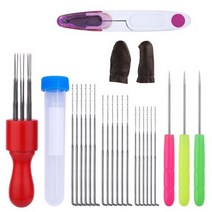 Fenrry펠트 바늘 세트 수공예 펠팅 키트 나무 손잡이 핸드메이드 도구 DIY 양모 펠트 액세서리 26 개, Type 2