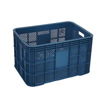 뉴플라스틱 농산물상자 과일박스 사각상자 운반상자 이사박스 플라스틱 바구니, 사각상자_청색