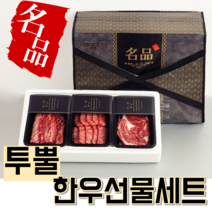 읍내언니네 고급 투뿔 한우선물세트 구이용 선물포장 1++ 소고기세트한우 소고기구이용, 3. 고급포장 한우 실속 선물세트