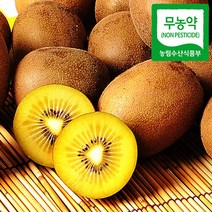 푸르젠 [해남직송] 무농약 골드키위(해금) 3kg/못난이(개당 70g~120g), 단품없음