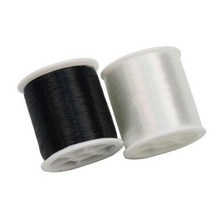 마카롱실 뜨개실 자이언트얀 망고실 뜨개질 털 앙고라 투명 재봉용 실 0.13mm 나일론 실 바느질용 DIY 비, 한개옵션1, 03 whiteblack
