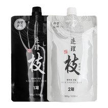 일진 연리지 하수오 트리트먼트 헤어칼라 염색약 1 2제 300ml, 4.5 자연스런 밤갈색, 1개