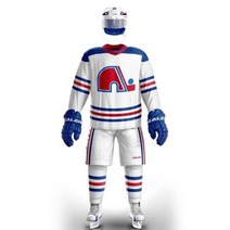 아이스하키복 유니폼 Han Duck Quebec 트레이닝웨어 팬 로고 아이스 하키 저지 s 재고 있음 커스터마이즈 저렴한