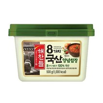 CJ 장 해찬들 8가지 국산양념쌈장 쌈밥 고기쌈장 500g 1세트, 2세트