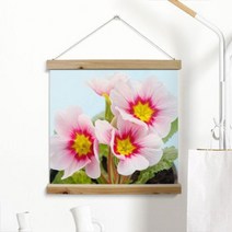 [바보사랑] 우드스크롤_60CmX60Cm-액운을막는꽃프리뮬러[꾸밈], 상세 설명 참조, 타입선택:타입1