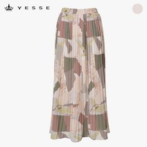 예쎄 멀티나염 플리츠 스커트 ZYU07SK01M