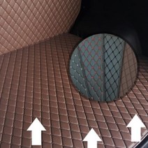 호야매트 풀커버 트렁크바닥매트, 싼타페TM 5인승, 바닥등받이 매트