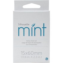 Silhouette 민트 스탬프 시트 세트 XL, Small
