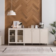 리바트 로티르 2000 수납장(800유리도어+1200몰딩), 단일옵션