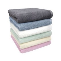 송월타월 컬러 무지 세면 타월 130g 30수 면사, 하늘, 5개