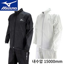 미즈노 골프웨어 골프 방수자켓 레인슈트 남성용 52MG6A01, XL, 블랙