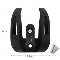 전기스쿠터 전기차 전기오토바이 용품 부품 xiaomi m3651spro 액세서리 용 전기 스쿠터 전면 행거 스쿠터 가방 헬멧 듀얼 클로 후크 가방 그립 스토리지 홀더 랙, 검은색