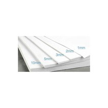 Eva 폼 시트 공예 펀치 DIY 수제 모델 만들기 재료, White, Thick 1mm 35 x50cm
