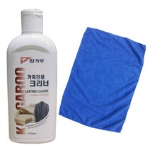 leather cleaner캉가루가죽크리너 레자세정제+손걸레40x40, 1개