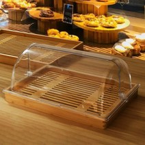 빵 진열대 카페진열대 베이커리 소형 매대 편의점, 1개, 53x32xH4cm B 밀봉된 단일 플립 커버