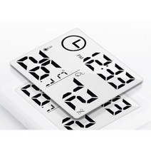 0.9mm 디지털 시간 온습도계 사계절 온도 돌잔치 예쁜습도계 정확한온습도계 온도습도 아이방 출산선물 아기백일 온도측정기 유아, 1개
