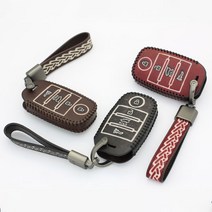 K3 니로 기아 올뉴카니발 올뉴쏘렌토 더뉴K5 올뉴K5 스포티지QL 키링 키홀더 스마트키케이스 가죽키케이스 키케이스 키집, K11-레드