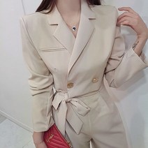 [재진행] ﻿럭셔리 골든버튼 자켓 점프 수트 2COLOR