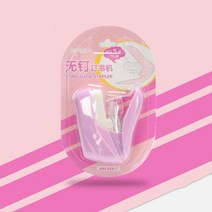 스프링제본기 스프링 중철 휴대용 전문가용 대형 셀프 와이어링 제본 사무용 문서 구멍 펀치 간단한 미니 단일 종이 펀처 단색 구멍 펀처 수동 펀처 바인딩 용품, 7(스테이플러)