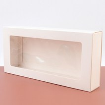 직사각 창문형박스 선물포장용상자 화이트