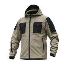 [포스트엑스] 네오 택티컬 카고 소프트쉘 자켓 (TAN)