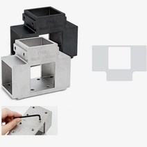 선반만들기 사각파이프 중앙조인트 50mm4P 경량구조물 연결부품 간편한작업, 중앙조인트50은색 4개