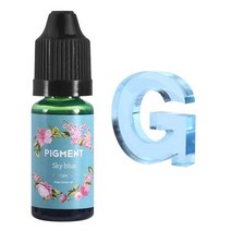 레진 조색제 레진아트 10ml 에폭시 수지 확산 안료 에폭시 수지 안료 알코올 잉크 액체 착색제 염료 잉크 확산 수지 보석 만들기, 열 다섯