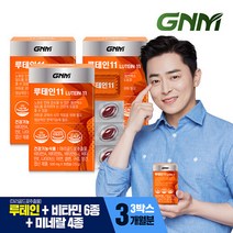 GNM 루테인11 3박스 비타민 6종 + 미네랄 4종 눈건강 비타민B 아연 엽산, 단일속성