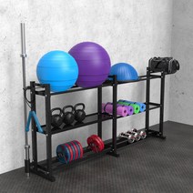 스포츠용품 선반 체육관 헬스장 운동기구 바벨 짐볼, E