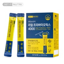 겟잇뉴트리 리얼 프리바이오틱스 4000 임산부 유산균 아연영양제 30포 개별포장, 150g x 5개
