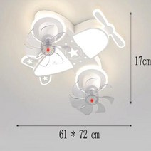 천장실링팬 거실실링팬 설치 실링팬조명 장식 침실 LED 팬 조명 리모컨 식당 선풍기 실내, 1.WHITE  5160W110V
