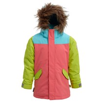 1920 버튼 아동 스노우 보드 자켓 Burton Toddler Aubrey Jacket Georgia Peach Multi