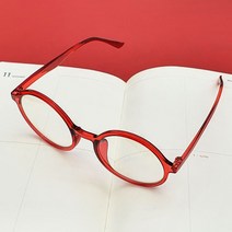 데일리 패션 아이템 심플 패션 안경테 레드 블루라이트차단