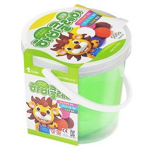토단교재 NEW 통통 하비 클레이 12색 500g, 형광연두