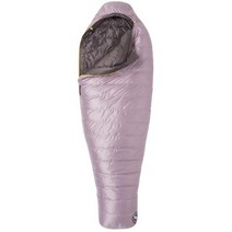 Big Agnes 빅 아그네스 Greystone 20 600 DownTek 침낭 - 여성용 BAGZ2EA 247796, One Color, Reg/Right Zip, 옅은 보라색