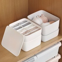 서랍장 칸막이 속옷정리함, 15칸정리함, 뚜껑없음, 화이트