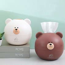 시우리빙 리퍼브상품 테드 두루마리 휴지케이스, 리퍼브 테드 휴지 디스펜서/브라운