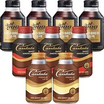 칸타타275ml x 24개 블랙 /스윗블랙/ 라떼, 칸타타275mlx24개라떼